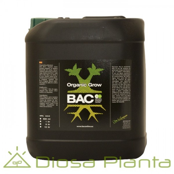 BAC Organik Grow de 5 litros BAC Organik Grow de 5 litros