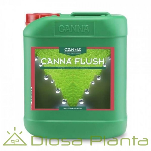 Canna Flush 250 Ml - Fertilizzante Per La Rimozione Dei Sali In Eccesso, Fase Di Fioritura, Per Piante In Vaso