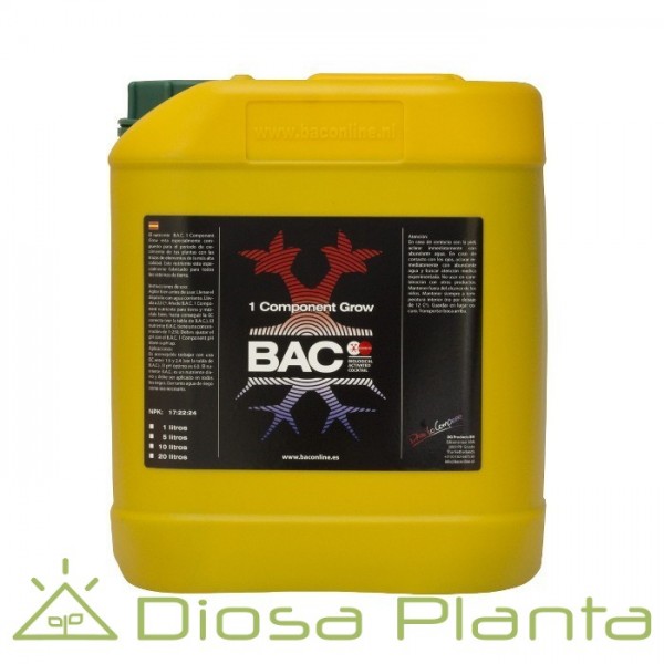 Bac 1 Component Grow de 5 litros Bac 1 Component Grow de 5 litros
