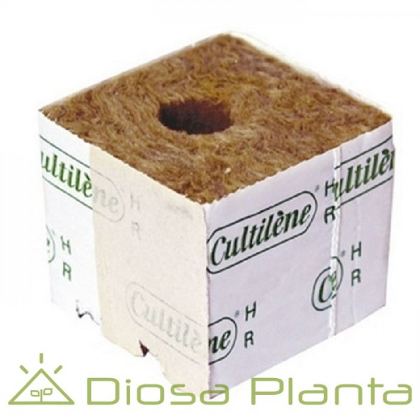 Lana de roca - cubo de 7,5x7,5 cm Lana de roca - cubo de 7,5x7,5 cm