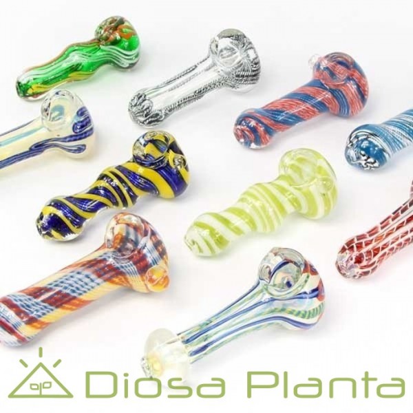 Pipa borosilicato colores 8 cm Pipa borosilicato colores 8 cm